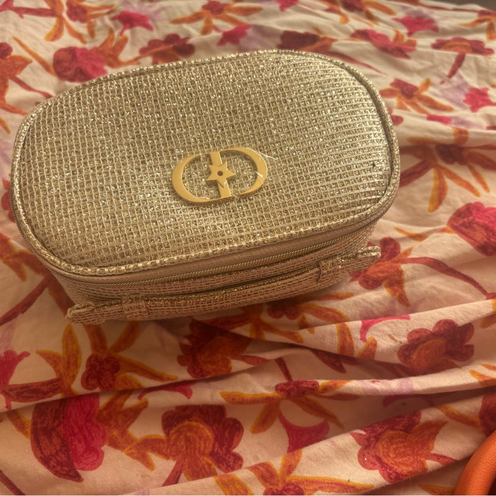 Gold Glitter Clutch